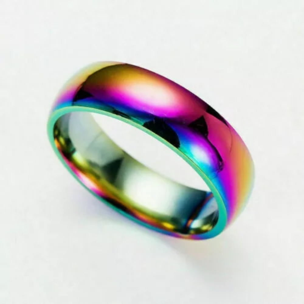 LGBTQ Rainbow 🌈  Pride Band Ring